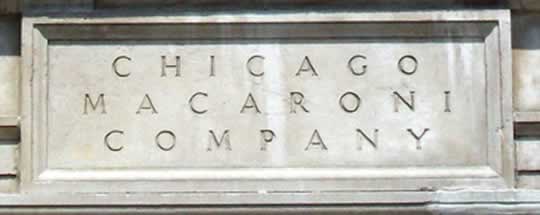 
Chicago Macaroni Company Archway
